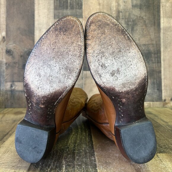 Lucchese 2000 Western T3097R4 Cowboy Boots Mens 10 D - Picture 4 of 12